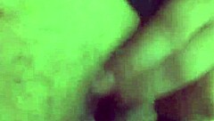 Latina masturbates her big tits in morning