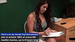 Jasmine Mendez Spreads Tanned Ass in Latex Gloves Backstage