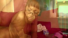 mature milf's huge tits bounce during rough pounding