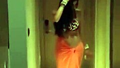 hiffa the sexy arab shemale teases in homemade amateur style