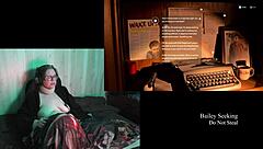 Bold Naked BBW Glasses Girl Plays Alan Wake 2 Part 13