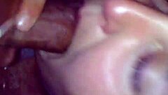 bbw wife blowjob cum swallow fat tits guzzling