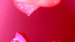 Japanese amateur's close-up cumshot facial in mouth-drenched finale