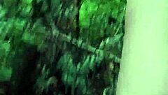 french ponygirl slave bound in forest for outdoor bdsm orgasm play