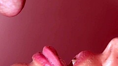 Japanese amateur's close-up cumshot facial in mouth-drenched finale