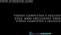 Cristina Almeida wrecked in first intense double penetration