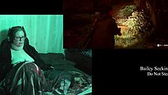 Bold Naked BBW Glasses Girl Plays Alan Wake 2 Part 13