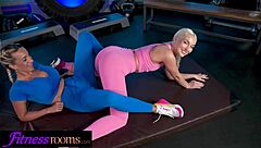 Fitness Milf Lesbian Scissoring Big Tits Gym Yoga Orgy