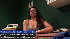 Jasmine Mendez Spreads Tanned Ass in Latex Gloves Backstage