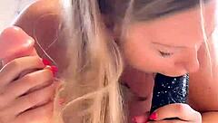 Petite blonde milf lenushka doll conquers ultimate toy challenge with big dildos pussy play and intense orgasms