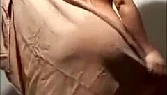 Latina temptress sucks brother's huge cock to orgasm explosion