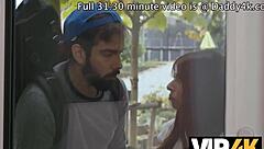 european babe seduces on sofa