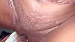 Sexy Ebony Eats Juicy Pussy