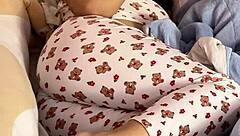 chubby ebony babe farts loud natural on bed