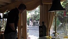 cuckold watches babe milk monster cock for creampie humiliation