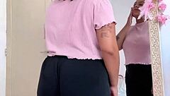 chubby babe farts prepping for hot date!