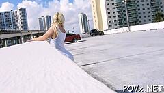 tiny teen couple dives into nasty hardcore pussy action