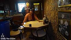 Officer Charlie Arrests Clown Gibby For Ebony Office Domination