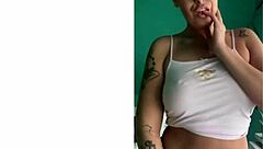 tattooed milf delivers ruined orgasms denying sub's desperate cum release