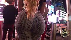 Huge Fat Ass Jiggles And Spreads Wide