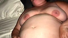 BBW shakes big tits in vibrator orgasm blast