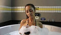 Fucking Skinny Latina Sandy Cortez in the Bathtub