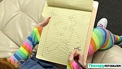 Perverted Therapist's Fat Cock Sucked by Sexy Patient Then Fucked Hard