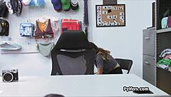 curvy woman endures intense search and rough handling