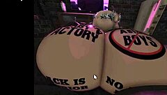 Snow bunny gobbles my dick deep in roblox condo!