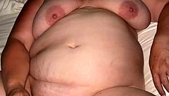 BBW shakes big tits in vibrator orgasm blast