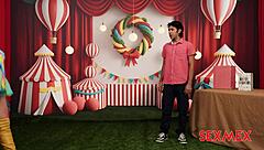 Sexmex Sexy Latina Clown Sara Blonde Big Ass Quickie Fuck