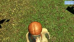 lets dive into shaved redhead pussy outdoor paradise vr