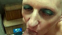 German Milf Sandra Devours Cock in Explosive Blowjob!