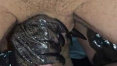 Milf In Gloves Milks Thick Cock Dripping Wet