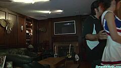 wanna fuck this tight cheerleader before babysitting duties?