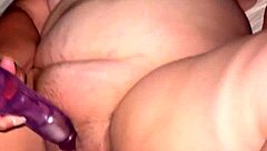 BBW shakes big tits in vibrator orgasm blast
