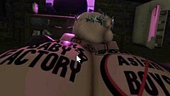 Snow bunny gobbles my dick deep in roblox condo!