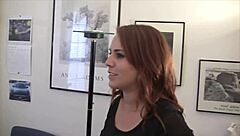 Alisha Adams Redhead Big Tits Handjob Cumshot