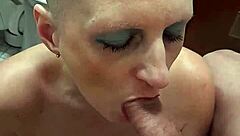 German Milf Sandra Devours Cock in Explosive Blowjob!