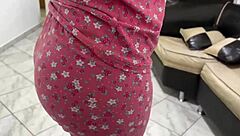 Beautiful babe twerks wildly, craving her man's deepest favor now?