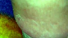 mommy masturbates in bed then jerks monster cock