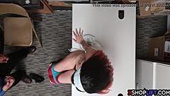 petite teen punished hard for shoplifting with rough anal fuck