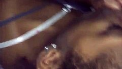 Hood chick delivers intense homemade blowjob