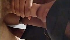 Black tinder girl sucks my white cock deep preview