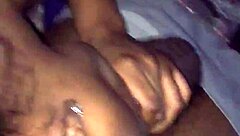 Hood chick delivers intense homemade blowjob