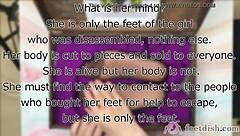 lilly the secretary's nylon feet in fetish box vol 2