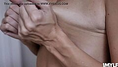 Alana licks her dripping juices off fingers in horny frenzy!