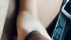 Jerk Off To This Sexy NRI Girlfriend's Tight Pussy In Car!