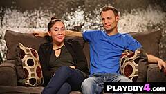 perverted milf couple goes wild sucking monster cocks in hardcore big tits show 😈🍆💦