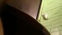 grabbing joya's naked ass in bathroom sneak